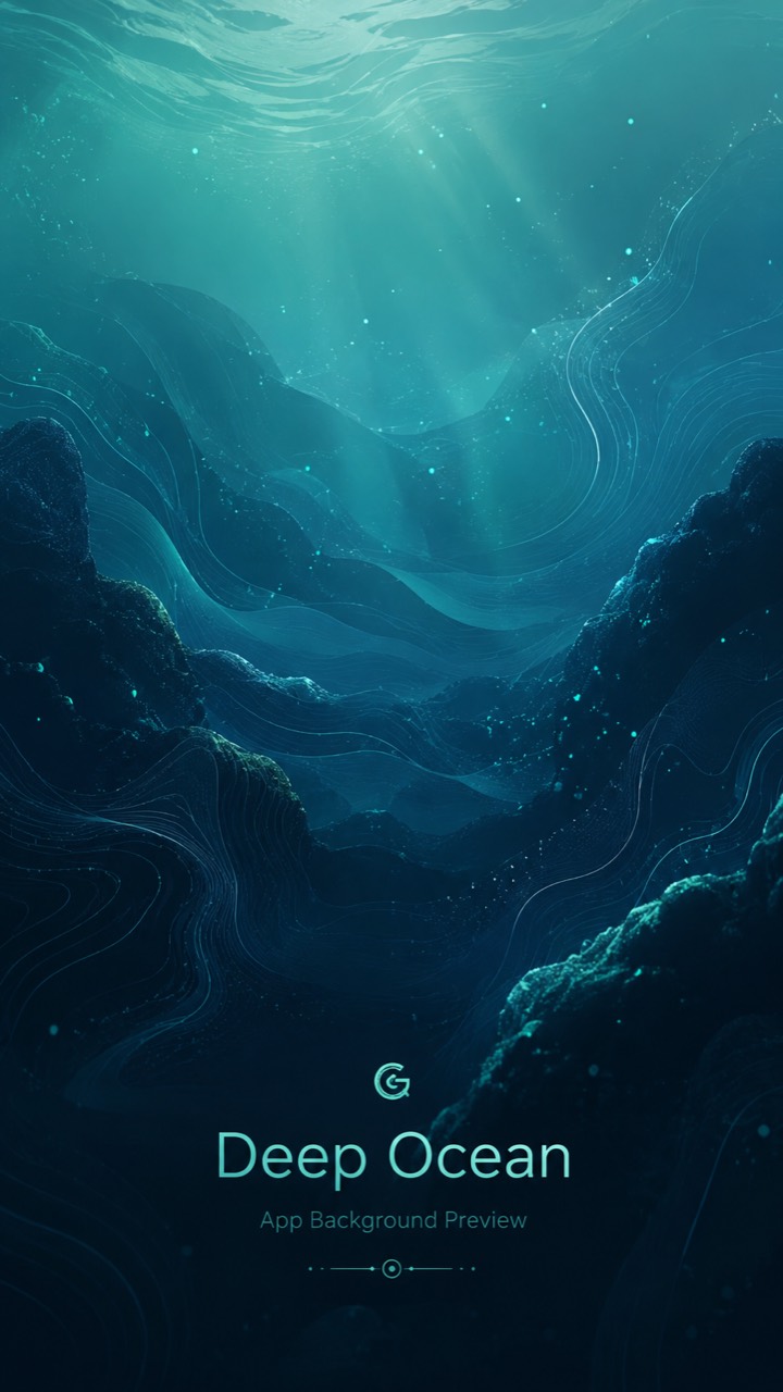 Deep Ocean app background preview